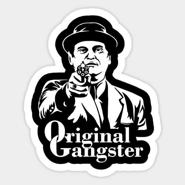 Joe pesci vintage movie art black art gangster Sticker by Julie lovely drawings